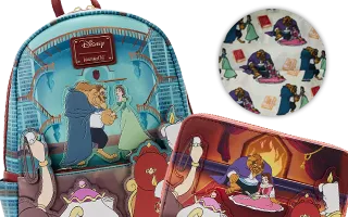 Collection Loungefly Scène Devant la Cheminée / Fireplace Scene La Belle et la Bête [Disney] / Beauty and the Beast