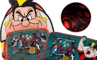 Collection Loungefly Reine de Coeur Villains Scène / Queen of Hearts Villains Scene Alice au Pays des Merveilles [Disney] / Alice in wonderland