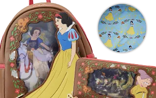 Collection Loungefly Série Princesse Lenticulaire #1 / Lenticular Princess Serie #1 Blanche-Neige et les Sept Nains [Disney] / Snow White And The Seven Dwarfs