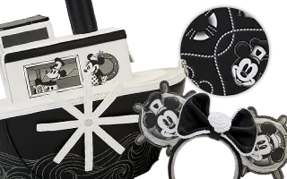 Collection Loungefly Steamboat Willie Stitch Shoppe Mickey Mouse [Disney]