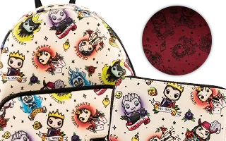Collection Loungefly Tattoo Art Disney Villains