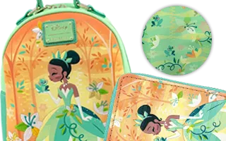 Collection Loungefly Tiana et Naveen s&#039;embrassent / Tiana and Naveen Kiss La Princesse et la Grenouille [Disney] / The Princess and the Frog