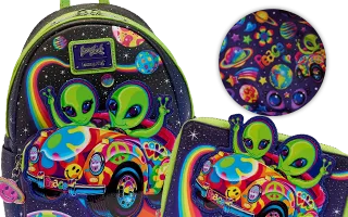 Collection Loungefly Tour Extraterrestre Cosmique Glow / Cosmic Alien Ride Glow Lisa Frank