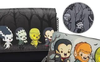 Collection Loungefly Chibi Line Universal Monsters