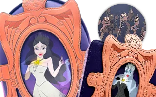 Collection Loungefly Ursula et Vanessa Miroir Lenticulaire / Ursula &amp; Vanessa Lenticular Mirror La Petite Sirène [Disney] / The Little Mermaid