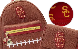 Collection Loungefly USC Trojans SC Interlock Football NFL (National Football League)