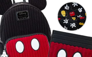 Collection Loungefly Velours côtelé / Plush Corduroy Mickey Mouse [Disney]