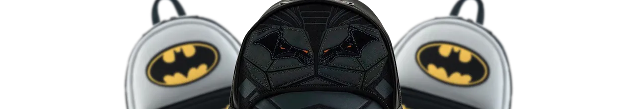 Portefeuille zippé Vintage Batman Cosplay Loungefly LF-DCCWA0027 pas cher
