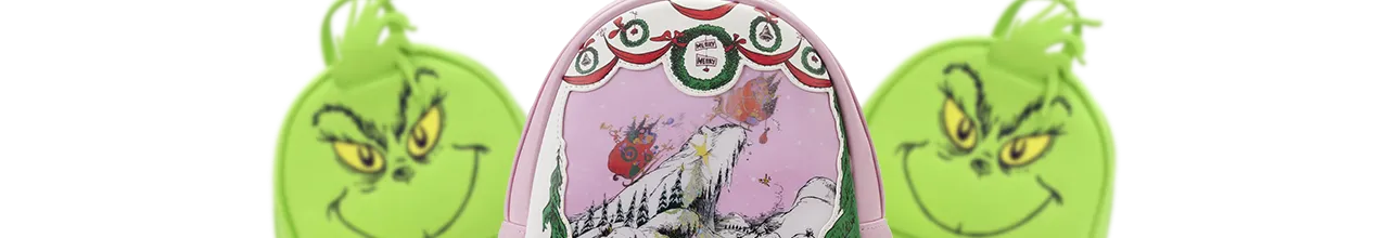 Sac à bandoulière Le Traineau du Grinch Loungefly LF-DSSTB0008 pas cher