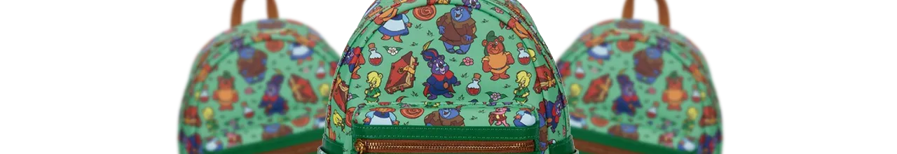 Portefeuille zippé les Gummi Loungefly LF-WDWA1866 pas cher