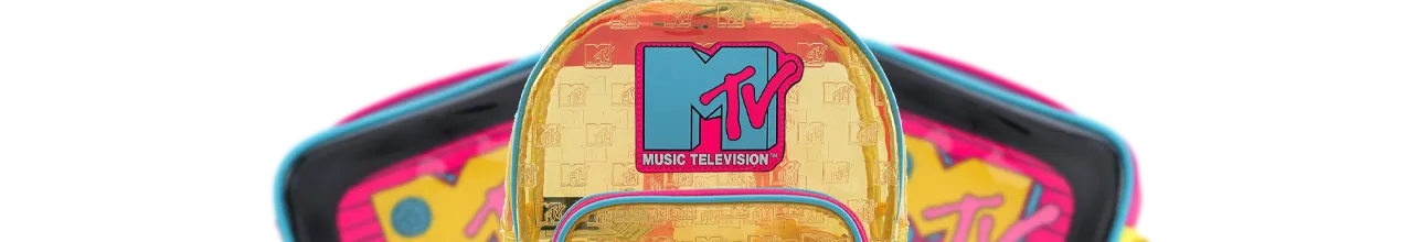 Mini sac à dos MTV Néon lumineux Loungefly LF-MTVBK0001 pas cher