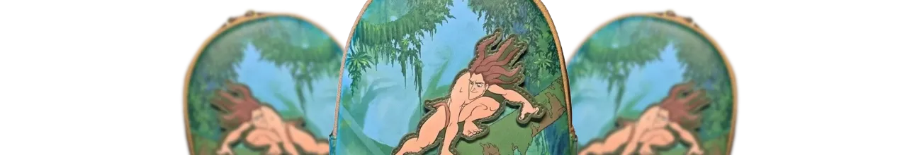 Mini sac à dos Tarzan Loungefly  pas cher