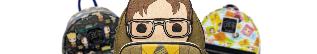 Mini sac à dos Dunder Mifflin Impression Intégrale Loungefly LF-TOFBK0006 pas cher