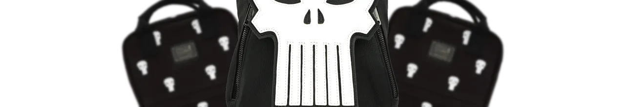 Mini sac à dos Logo Tête de Mort Loungefly LF-MVBK0088 pas cher