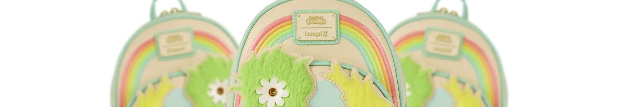 Mini sac à dos Trolls Peluche Pailleté Loungefly LF-DWBK0028 pas cher