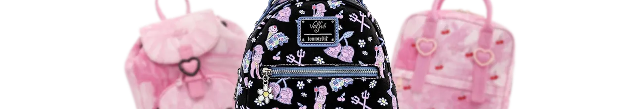 Portefeuille zippé Tatouages Impression Intégrale Loungefly LF-VLWA0002 pas cher