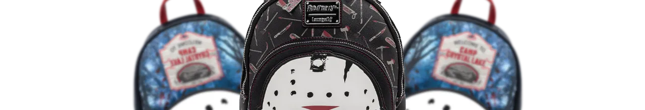 Portefeuille à rabat Masque de Jason Voorhees Cosplay Loungefly LF-FRIWA0003 pas cher