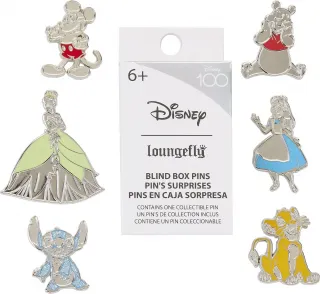 Boîte Mystère Pins Platine 100 ans de Disney Loungefly