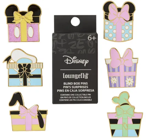 Boîte Mystère Pins Cadeaux d&#039;anniversaire Mickey Mouse et ses amis Loungefly