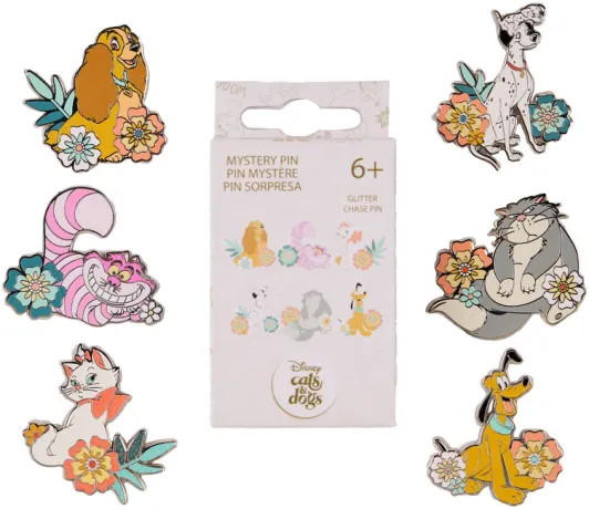 Boîte Mystère Pins Chiens &amp; Chats Floral Loungefly