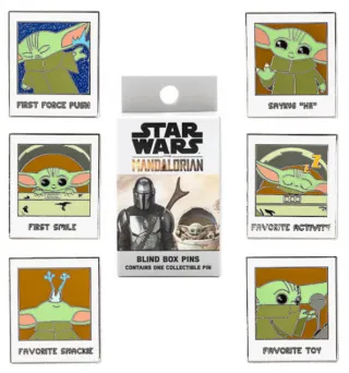 Boîte Mystère Pins Grogu l&#039;Enfant Polaroïd Loungefly