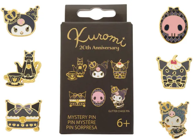 Boîte Mystère Pins Kuromi 20ème Anniversaire Loungefly