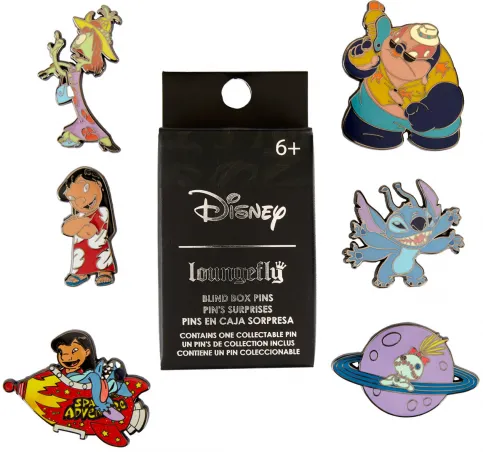 Boîte Mystère Pins Lilo et Stitch Aventure Spatiale Loungefly