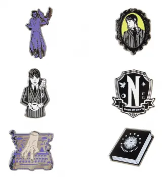 Boîte Mystère Pins Mercredi Addams Loungefly