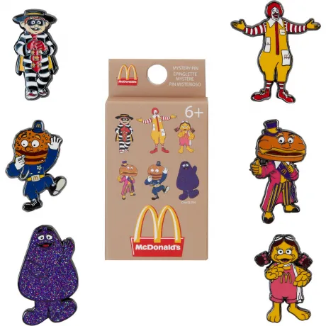 Boîte Mystère Pins Personnages McDo Loungefly