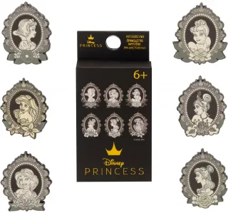 Boîte Mystère Pins Portraits de Princesses en Porcelaine Camée Loungefly