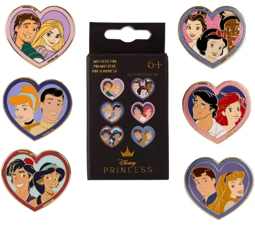 Boîte Mystère Pins Princes &amp; Princesses Disney Loungefly
