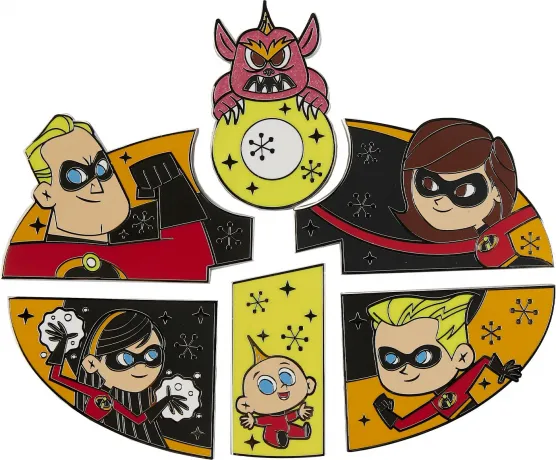 Boîte Mystère Pins Puzzle Les Indestructibles Loungefly