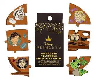 Boîte Mystère Pins Puzzle Raiponce Peinture Loungefly