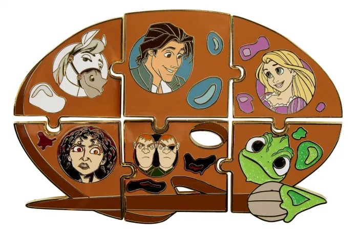 Boîte Mystère Pins Puzzle Raiponce Peinture Loungefly