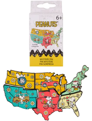 Boîte Mystère Pins Road Trip Map Loungefly