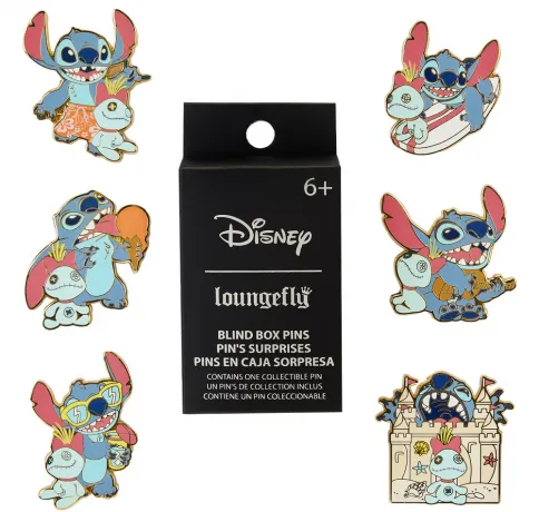 Boîte Mystère Pins Stitch Plage Loungefly