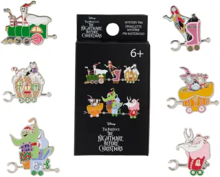 Boîte Mystère Pins Train de la ville de Noël Loungefly