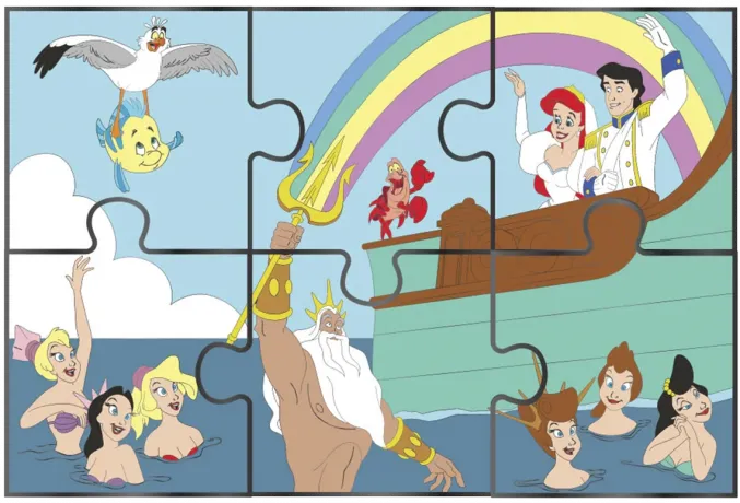 Boîte Mystère Pins Puzzle Cadeau du Roi Triton Loungefly
