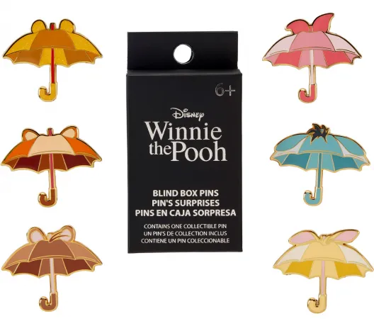 Boîte Mystère Pins Winnie et ses Amis Jour de Pluie Parapluie Loungefly
