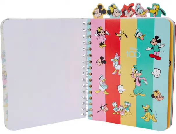 Carnet Spirale Disney 100 Mickey et ses Amis Loungefly