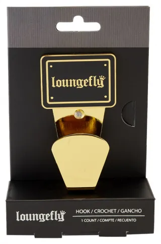 Crochet mural d&#039;exposition en Métal Doré Loungefly