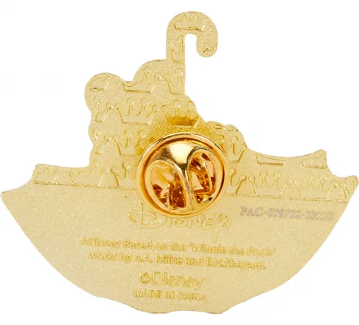 Ensemble de 4 Pins Winnie et ses Amis Jour de Pluie Loungefly