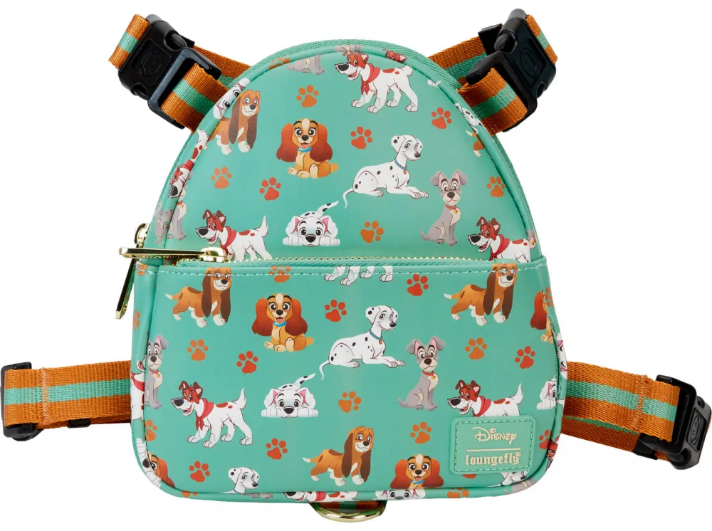 Loungefly Disney : Harnais pour chien Mini sac à dos J'aime les chiens