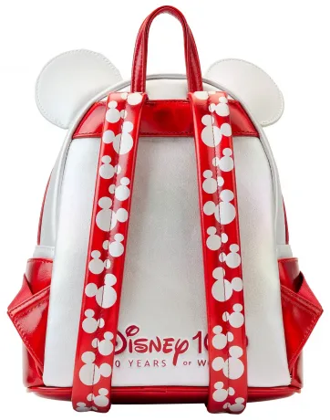 Mini sac à dos 100 ans Disney Platine Mickey Mouse Cosplay Loungefly