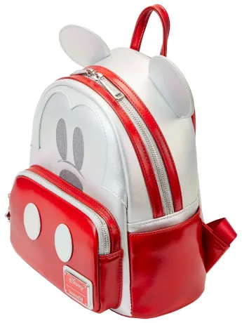 Mini sac à dos 100 ans Disney Platine Mickey Mouse Cosplay Loungefly