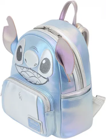 Mini sac à dos 100 ans Disney Stitch Cosplay Platine Loungefly