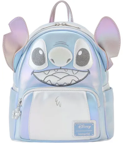 Mini sac à dos 100 ans Disney Stitch Cosplay Platine Loungefly