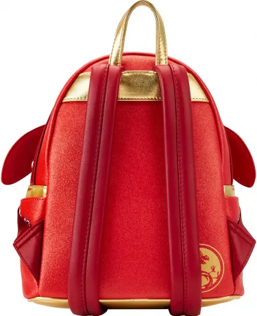 Mini sac à dos 25ème Anniversaire Mushu Cosplay Pailleté Loungefly