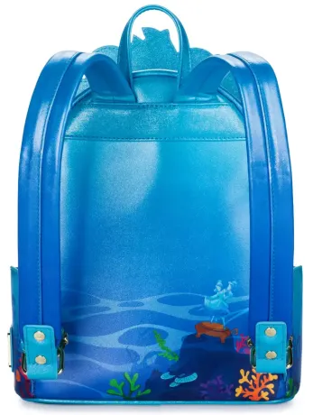 Mini sac à dos 35ème Anniversaire de La Petite Sirène Glow Loungefly