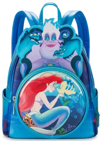 Mini sac à dos 35ème Anniversaire de La Petite Sirène Glow Loungefly